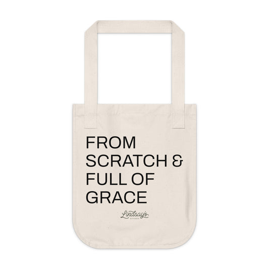 From Scratch & Full of Grace Organic Canvas Tote | Lindsay’s Kitchen Everyday Bag