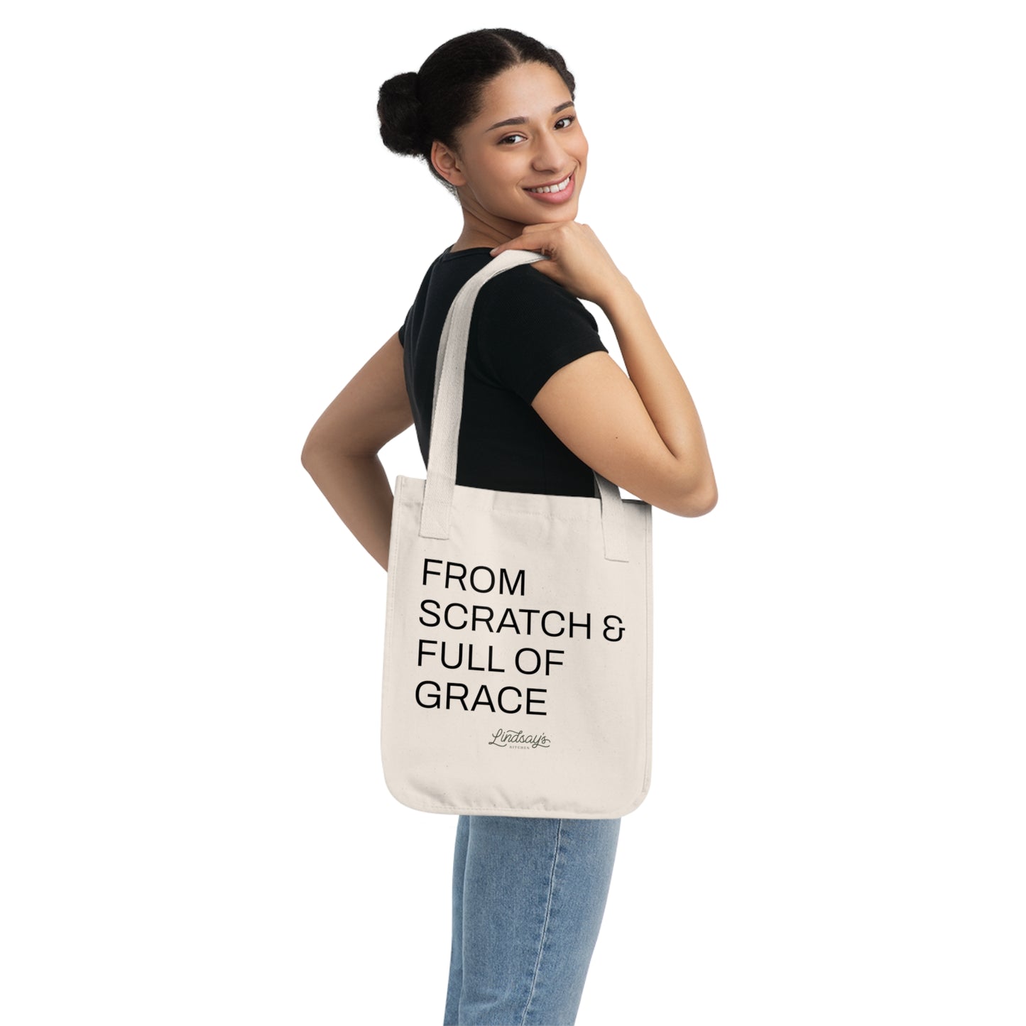 From Scratch & Full of Grace Organic Canvas Tote | Lindsay’s Kitchen Everyday Bag